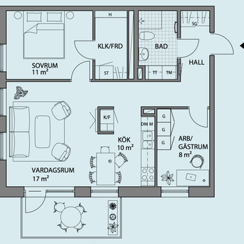 An image of the home at Ekerödsgatan, Helsingborg