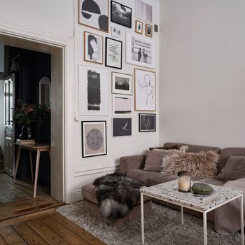 An image of the home at Birkagatan, Stockholm
