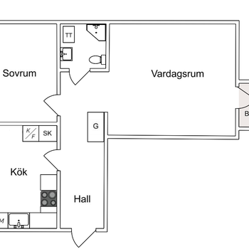An image of the home at Heljestrandsgatan, Eskilstuna