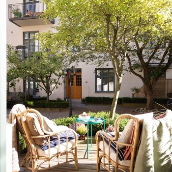 An image of the home at Dalagatan, Stockholm