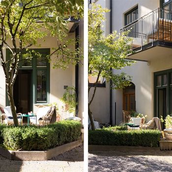 An image of the home at Dalagatan, Stockholm