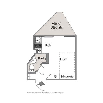 An image of the home at Dalagatan, Stockholm