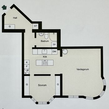 An image of the home at Kungsholmsgatan, Stockholm