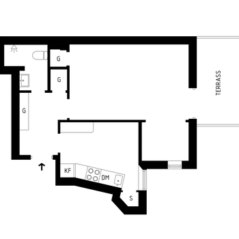 An image of the home at Fridhemsgatan, Stockholm