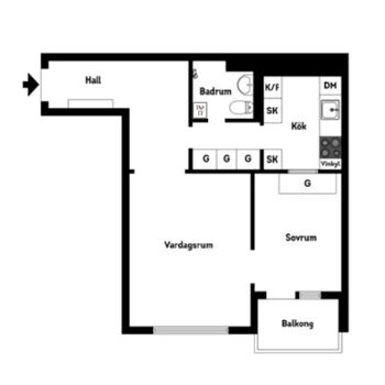 An image of the home at Celsiusgatan, Stockholm