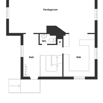 An image of the home at Drottninggatan, Huskvarna