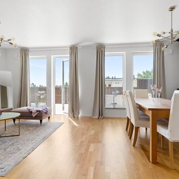 An image of the home at Västfjordsgatan, Stockholm