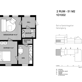 An image of the home at Östra Sandviksgatan, Helsingborg
