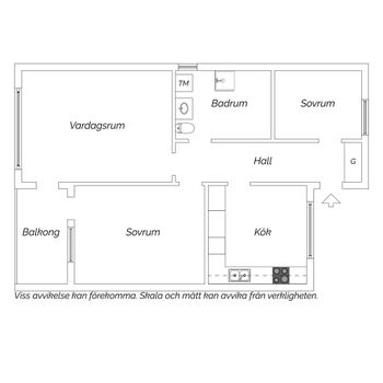 An image of the home at Sockengatan, Helsingborg