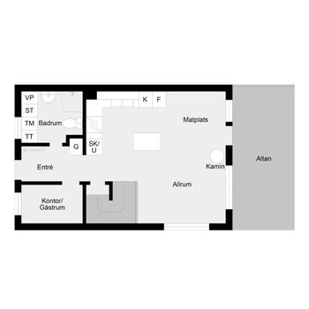 An image of the home at Norrgårdsvägen, Spånga