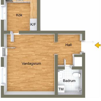 An image of the home at Kaplansgatan, Södertälje