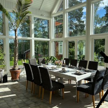 An image of the home at Eknäs, Södertälje