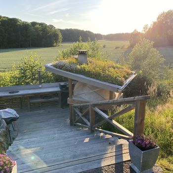 An image of the home at Eknäs, Södertälje