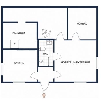 An image of the home at Svärdsjövägen, Åshammar