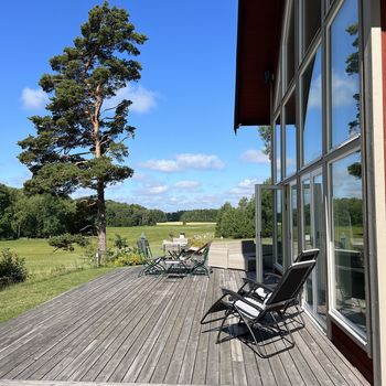 An image of the home at Eknäs, Södertälje