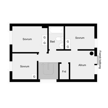 An image of the home at Norrgårdsvägen, Spånga