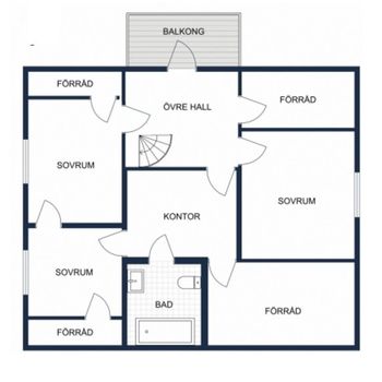 An image of the home at Svärdsjövägen, Åshammar