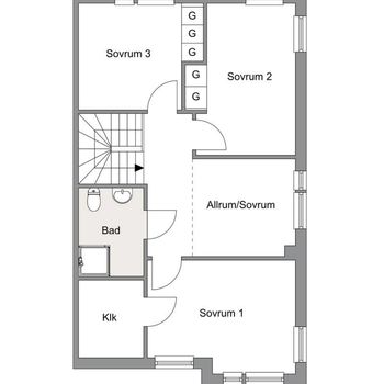 An image of the home at Silvergatan, Enköping