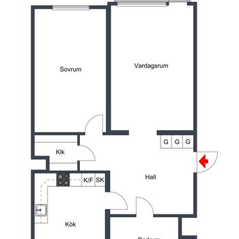 An image of the home at Ludvikagatan 47, Helsingborg