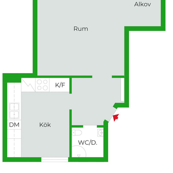 An image of the home at Kungsgatan, Eskilstuna