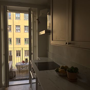An image of the home at Roslagsgatan, Stockholm