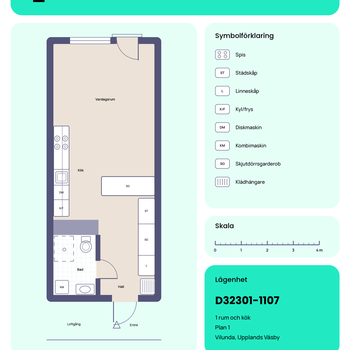 An image of the home at Vattenpussgränd 1, Upplands Väsby