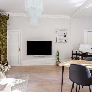 An image of the home at Tomtebogatan, Stockholm