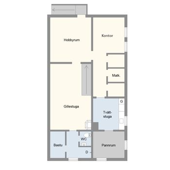 An image of the home at Södra Hasselgatan, Sandviken