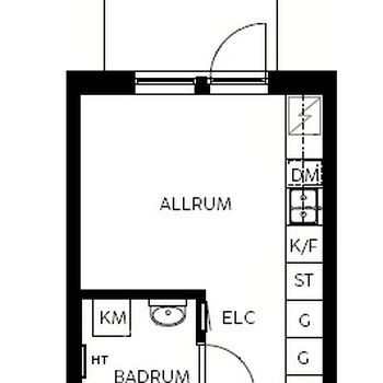 An image of the home at Malcusgatan 3 G, Halmstad
