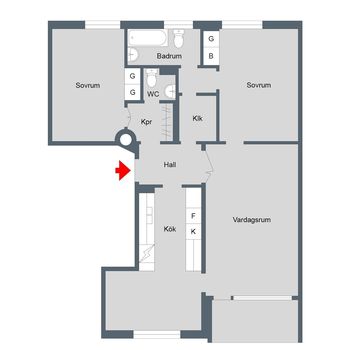 An image of the home at Bokgatan 15, Vänersborg