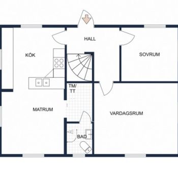 An image of the home at Svärdsjövägen, Åshammar