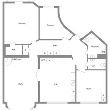 An image of the home at Karlbergsvägen, Stockholm