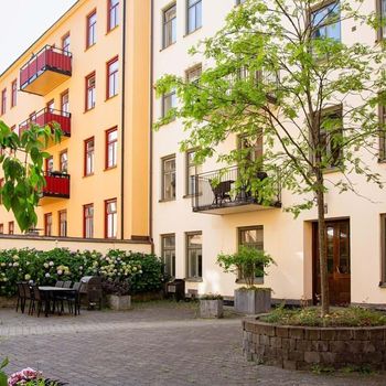 An image of the home at Tomtebogatan, Stockholm