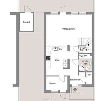 An image of the home at Västfjordsgatan, Stockholm