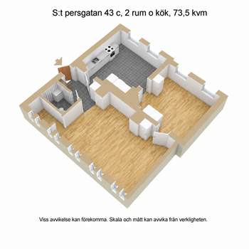 An image of the home at S:t Persgatan 43 C, Norrköping