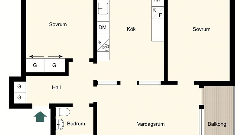 Ledig lägenhet i Stockholm
